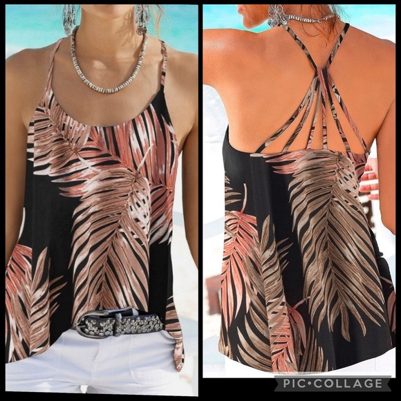 Lascana For Venus Tops - Venus Lascana Strappy Racerback Top(C 58” L30”)